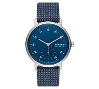 Skagen Reloj de los Hombres Pulsera Domo Acero Inox Textil SKW6894