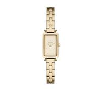 Skagen Reloj Hagen para Mujer, Movimiento de Cuarzo a Dos Agujas con Correa de Acero o Piel, Oro Sepia, 31 mm