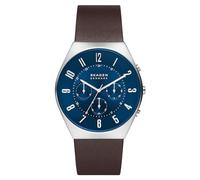 Skagen Reloj Hombre Cronógrafo Reloj de Pulsera Grenen Cuero SKW6842