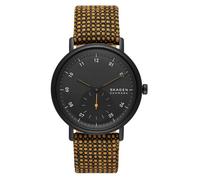 Skagen Reloj Pulsera Hombre Cuarzo 44 mm Acero 22 mm Cuero Textil SKW6895