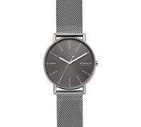 Skagen Reloj Signatur para Hombre, Movimiento de Cuarzo a Tres Agujas con Correa de Acero Inoxidable