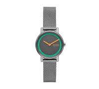 Skagen Signatur reloj para mujer, movimiento de cuarzo con correa de acero o piel, Carbón y gris, 30MM