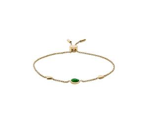 Skagen Sofie Sea Glass - Pulsera de acero inoxidable dorado para mujer, SKJ1859710, talla única, Acero inoxidable, No es una piedra preciosa, Oro miel