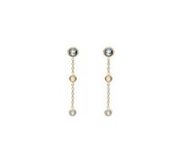 Skagen Sofie Sea Glass SKJ1892710 - Pendientes de acero inoxidable en tono dorado para mujer