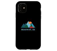 Skagway Alaska AK Vacation Souvenir Vintage Logo Carcasa para iPhone 11