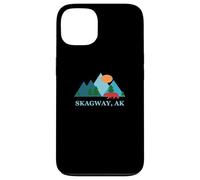Skagway Alaska AK Vacation Souvenir Vintage Logo Carcasa para iPhone 13