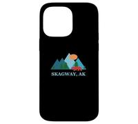 Skagway Alaska AK Vacation Souvenir Vintage Logo Carcasa para iPhone 14 Pro MAX
