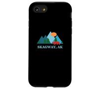 Skagway Alaska AK Vacation Souvenir Vintage Logo Carcasa para iPhone SE (2020) / 7/8