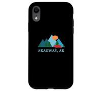 Skagway Alaska AK Vacation Souvenir Vintage Logo Carcasa para iPhone XR