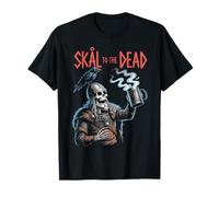 Skål to The Dead Viking Halloween Camiseta