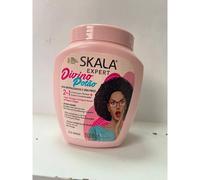 SKALA EXPERT Crema Acondicionadora/Mascarilla Divino Potão 2en1 | 1kg | Vegana | Para Cabello en Transición, Rizado, Afro | Acondicionador, Peinar, Co-Wash | Apto Método Curly