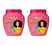 Skala Expert Divino Potinho Hair Cream - 2-in-1 Leave-In & Conditioner - 100% Vegan, No Sulfates, Silicones, or Parabens - Curly & Wavy Hair Hydration - 2 Pack (1000g Each)