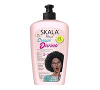 -SKALA EXPERT- Mascarilla/Crema Acondicionadora/Crema de peinado "Crespo Divino" 3 en 1 -250 ml- 100% vegano - Para el encrespamiento, aportar volumen y brillo al cabello -