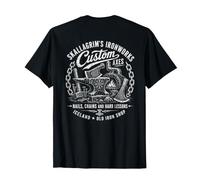 Skallagrims Ironworks Custom Axes Islandia Old Iron Shop Camiseta