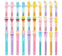 SKAMORI 30 Piezas Gomas de Borrar Retráctils estilo Bolígrafo, Gomas Borrar Push and Pull para Detalles Cumpleaños Niños & Regalos Cumpleaños Invitados Niños Colegio