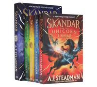 Skandar Series 5 Books Collection Set By A.F. Steadman (Skandar and the Spirit War [Hardback], Skandar and the Chaos Trials, Skandar and the Phantom Rider, The Unicorn Thief & The Skeleton Curse)