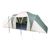Skandika Daytona 6 - Tienda de campaña Familiar - mosquiteras - Columna de Agua 3000 mm - 530 x 370 cm (Verde/beig)