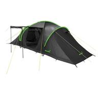 Skandika Daytona XXL - 6 Personas - Tienda de campaña Familiar - cúpula - con/sin Suelo Cosido - 3 x cabinas - mosquiteras (Protec Gris Oscuro/Verde)