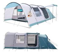 Skandika Hafslo Sleeper Protect Tienda de campaña túnel | 4/5/5XL/6XL Personas, Impermeable, Suelo Cosido, 5000 mm Columna de Agua, toldo y Cabina Oscura (6 XL)