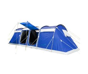 Skandika Montana Sleeper - Tienda de campaña Familiar para 8-10 Personas - cabinas oscuras para Dormir - Columna de Agua de 5.000 mm (Protec Sleeper 10 pers.)