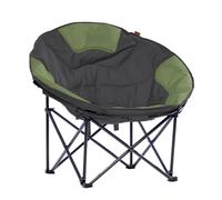 skandika Moonchair Deluxe XXL - Silla Plegable Muy cómoda y Estable en Formato XXL - Peso máx. del ususario hasta 150 kg - con Bolsa de Transporte (Verde)