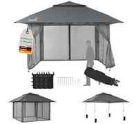 Skandika Pabellón Solvorn | Mecanismo Patentado de una Mano, pabellón Plegable Pop-up con Estructura de Acero, protección UV 50+, Resistente a la Intemperie, ignífugo CPAI-84 (300 Plus)