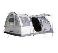 Skandika Simo 4/5 Protect Tienda de campaña Familia túnel | Suelo Cosido, Impermeable, Columna de Agua de 3000 mm, cabinas oscurecidas, mosquitera, 3 entradas