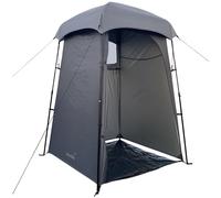 Skandika Tienda de Camping Ducha Quick Start - Tienda Cambiador Pop-up - Opaca - con Revestimiento Plateado - 210 cm de Altura - Suelo Separado - Ventana con mosquitera