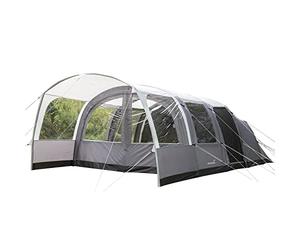 Skandika Timola 6 Air Tienda de campaña Hinchable Familiar para 6 Personas | Cabina Oscura, Impermeable, Columna de Agua de 5000 mm, Altura 210 cm, toldo