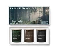 Skandinavisk - Hibernate Giftset de 3 mini velas perfumadas. Skog 'Forest', Hygge 'Cosiness' y KOTO 'Home'. Fórmula vegana. 3 x 65 g.