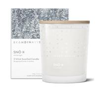 SKANDINAVISK Vela perfumada, SNÖ (nieve), 350 g, edición especial de 2 | Diseño de edición especial con nuestros aromas favoritos de invierno escandinavos. Cera de colza sueca. 2 mechas de
