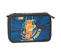 SKANDO BAGS Lego Ninjago Arin - Estuche de 3 capas con contenido, Lego Ninjago Arin, Lego Ninjago Arin - Estuche de 3 capas con contenido