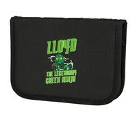 SKANDO BAGS Lego® NINJAGO® Lloyd: elegante estuche con cremallera Lego® 1x1 Lego® con contenido certificado CE y herramientas de escritura esenciales