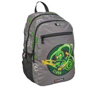 SKANDO BAGS Mochila ampliable LEGO® NINJAGO®, espaciosa mochila con grandes bolsillos con cremallera, bolsillo frontal y bolsillos laterales de malla. Elementos reflectantes., Elemental Master Of