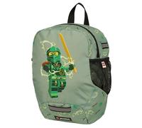 SKANDO BAGS Mochila de guardería LEGO NINJAGO, Spinjitzu Master: bolsillo ligero con correas ajustables, etiqueta para el nombre, bolsillo lateral de malla y reflectores en todos los lados.