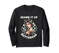 Skank it Up Buttercup Ska Rude Girl Manga Larga