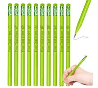 Skartam 20 lápices personalizados a granel con nombre y logotipo, texto, lápiz triangular grabado #2 para niños, nombres de estudiantes, regreso a clases, día del profesor, color verde