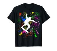 Skate Abstracto Arte 80s & 90s Pintura Salpicadura Camiseta