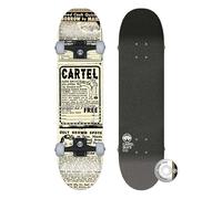 Skate Cartel - Skateboard Completo 7.5" - Skate para niño o niña : Tabla de monopatín de Madera de Arce - 7 Capas, Ideal para Trucos y Estilo Libre - Todos los Niveles, principianes y Expertos.