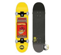 Skate Cartel - Skateboard Completo 8.0" - Tabla de monopatín de Madera de Arce - 7 Capas, Ideal para Trucos y Estilo Libre - Todos los Niveles, principianes y Expertos
