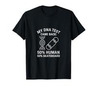 Skate DNA 50% Humano 50% Arte Skateboard Camiseta