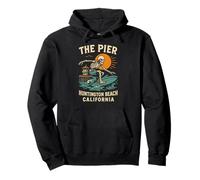 Skate Huntington Beach The Pier Cool Mens Beach Life Sudadera con Capucha
