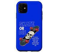 Skate motivation - skater actitud sport skateboard art Carcasa para iPhone 11