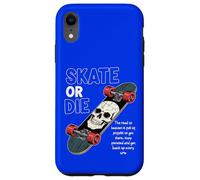 Skate motivation - skater actitud sport skateboard art Carcasa para iPhone XR