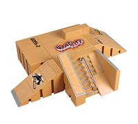 Skate Park Kit Ramp Parts for Tech Deck Fingerboard Mini Finger Skateboard - 8pcs