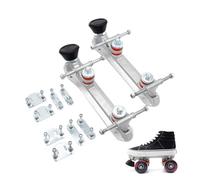 Skate Plate, Four-Wheel Two-Row Skate Plate, Aluminio Alloy Drift Skates Plate, Skate Base Bottom Plate, Skate Modification Parts, Two-Row Skate Plate for Shoes, Drift Skates Plate for Modification