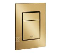 Grohe Skate Cosmopolitan S placa de cubierta para 2 cantidad y operación de inicio + parada, 37535GN0, Color: fresco amanecer cepillado