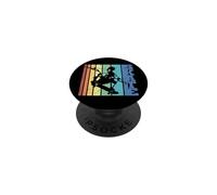Skate Retro Skateboarder Hombres Niños Skateboard Skateboarding PopSockets PopGrip Adhesivo