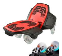 Skate sin deriva para principiantes con una superficie envuelta, riel para principiantes con rollos de PU de larga duración | Adecuado para niños, adolescentes, adultos, formación,