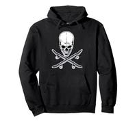 Skate Skull and Crossbones Skateboard Sudadera con Capucha